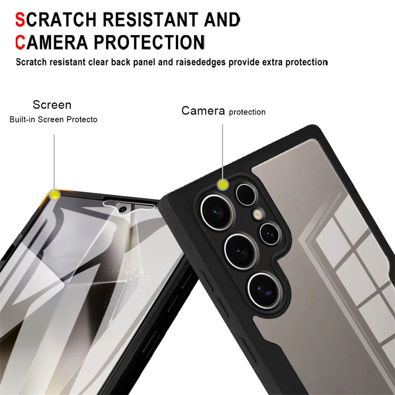 For Samsung S24 Ultra Case Innovative Buckle Design 360 Full Protection Double Sides Cover Case for Samsung Galaxy S24 Ultra 5G image 6