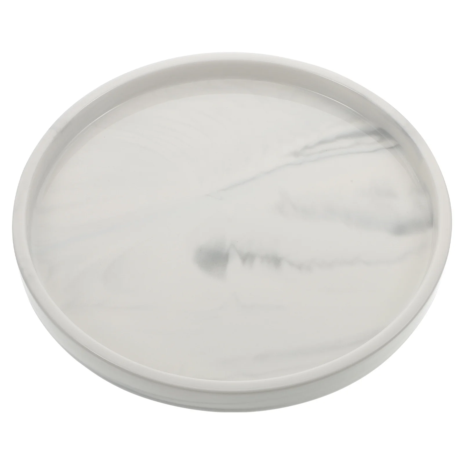 1Pcs Ceramic Jewelry Storage Tray Small Marbling Plate Multipurpose Organizer for Cosmetics Rings Watches Decorative Desktop