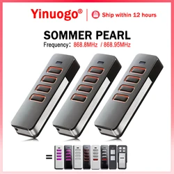 3PCS SOMMER Garage Remote Control 868MHz For SOMMER 4018 Pearl TX55-868-4 4019 PEARL VIBE TRX55-868 / SLIDER VIBE / Pearl Twin