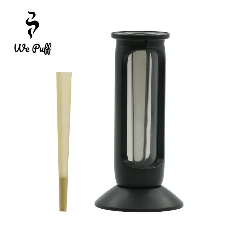 WE PUFF 2 In1 Electric Dry Herb Grinder with Filling Tobacco Horn Tube /Cone Rolling Paper Cigarette Maker Smoking Accessories