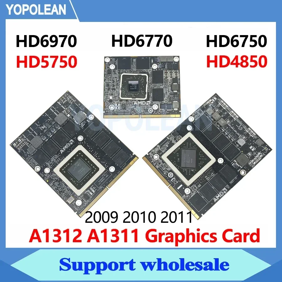 Original Ati HD 4670 4850 5670 5750 6750 6770 HD6970 VGA Video Card For iMac 21.5