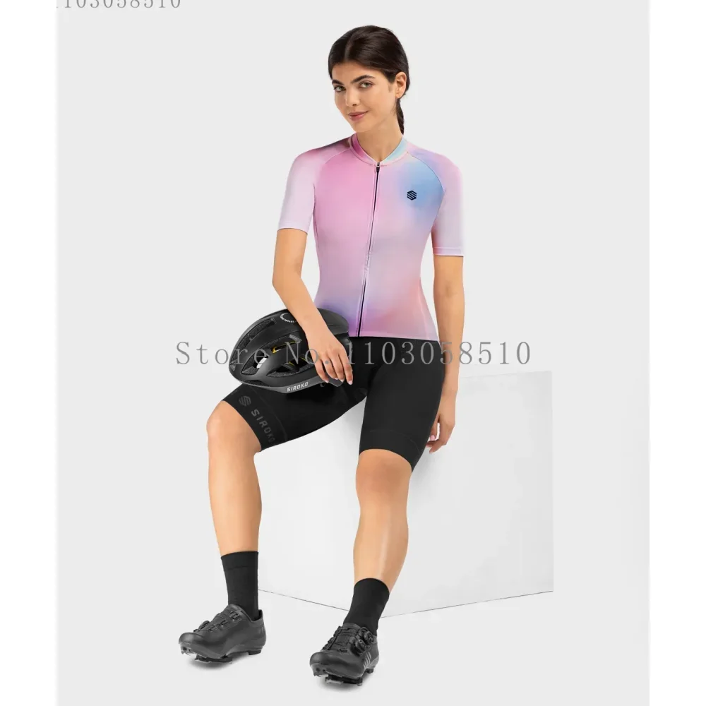 

siroko 2025 Cycling Jersey Team Women Cycling Set Racing Bicycle Clothing Suit Breathable Mountain Bike Clothes mtb pro Sets