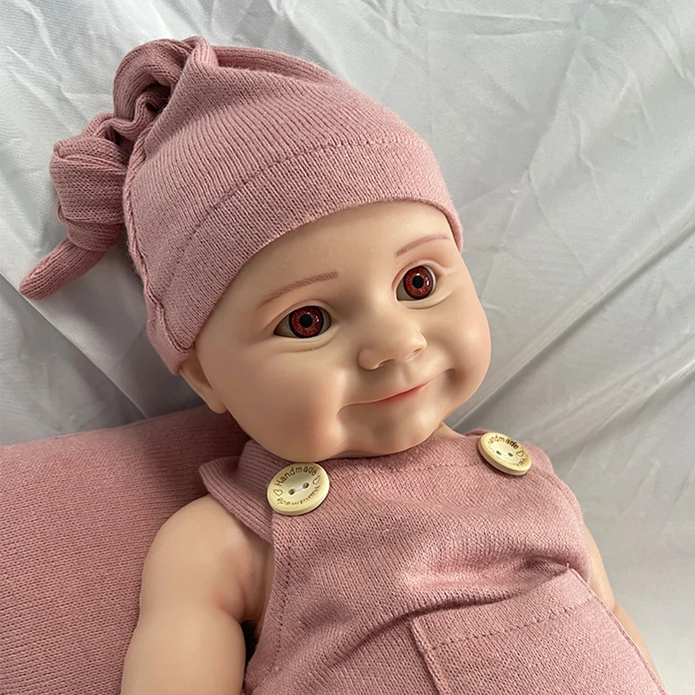 

20Inch Painted/Unpainted Girl Maddie Full Soft Solid Silicone Reborn Doll Lifelike Handmade Custom Silicone Reborn Baby