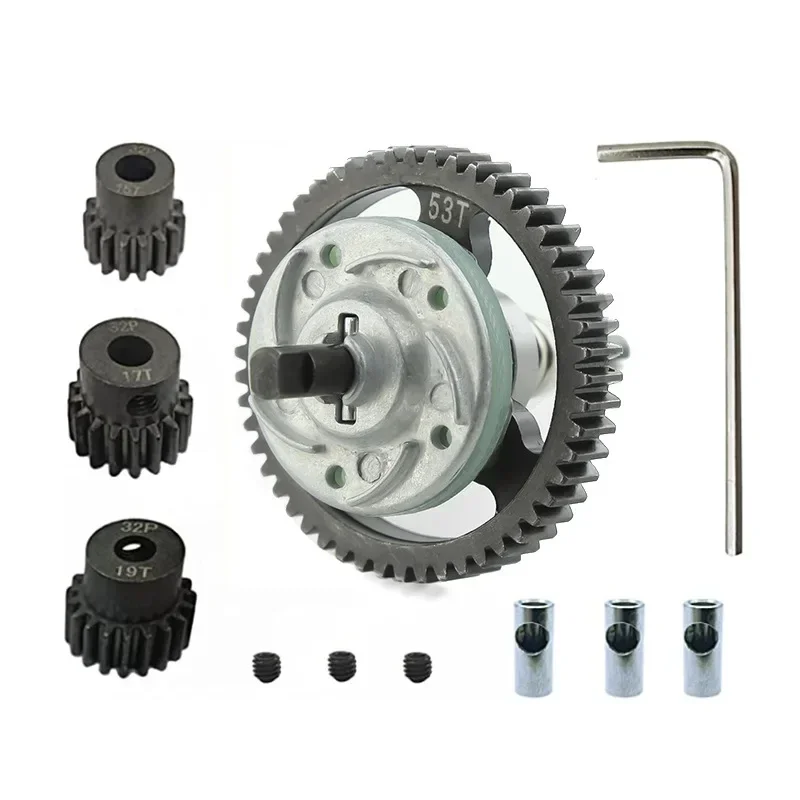 

Metal 6878 Differential Gear Complete Slipper Clutch 50T 52T 53T 54T For TRX Slash 4X4 / Stampede Rustle 4X4 1:10 RC Car