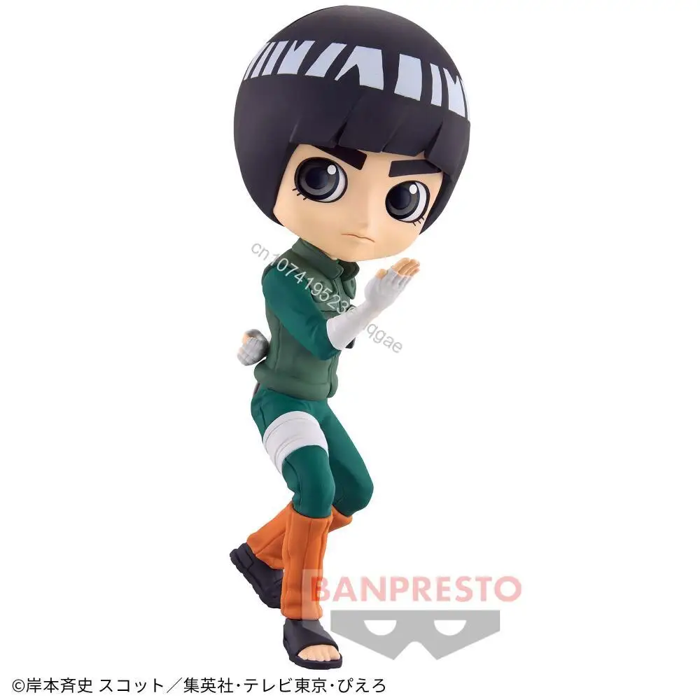 Disponibile originale Bandai NARUTO Rock Lee Might Guy serie completa Anime Action Figures Collezioni di modelli Giocattolo regalo