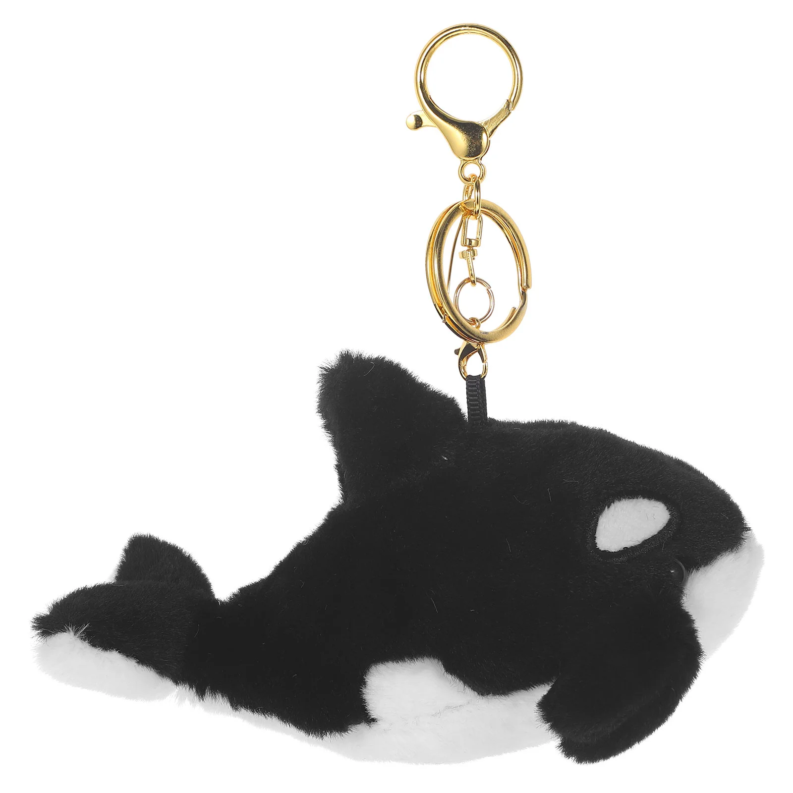 Plush Killer Whale Key Keychain Gift Cute Pendant For Backpacks Stuffed Animal Toys