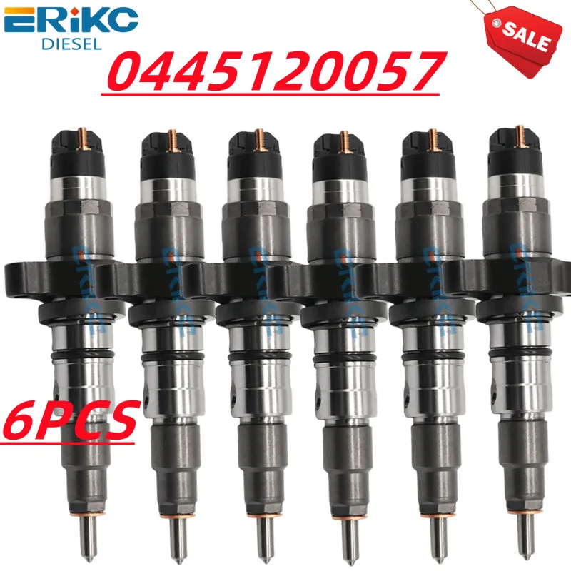 0445120057 Fuel Injector 0 445 120 057 Injection Rail 0445 120 057 2854608 504091505R for Case New Holland Bulldozer 6.7 Iveco