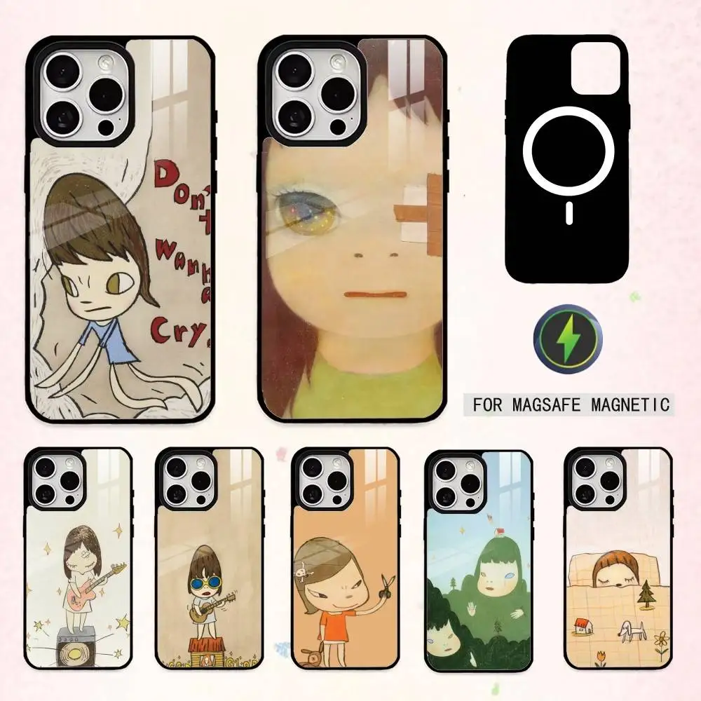 Art Y-Yoshitomos-Nara  Phone Case For iPhone17,16,15,14,13,12,11 Plus,Pro Max Magnetic For Magsafe Wireless Charging