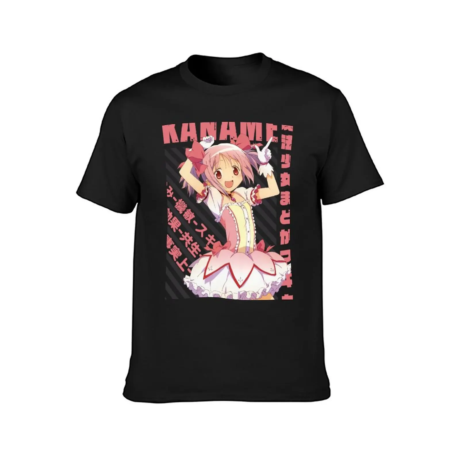 Mahou Shoujo MadokaMagica - Madoka Kaname T-Shirt tees blacks mens clothes