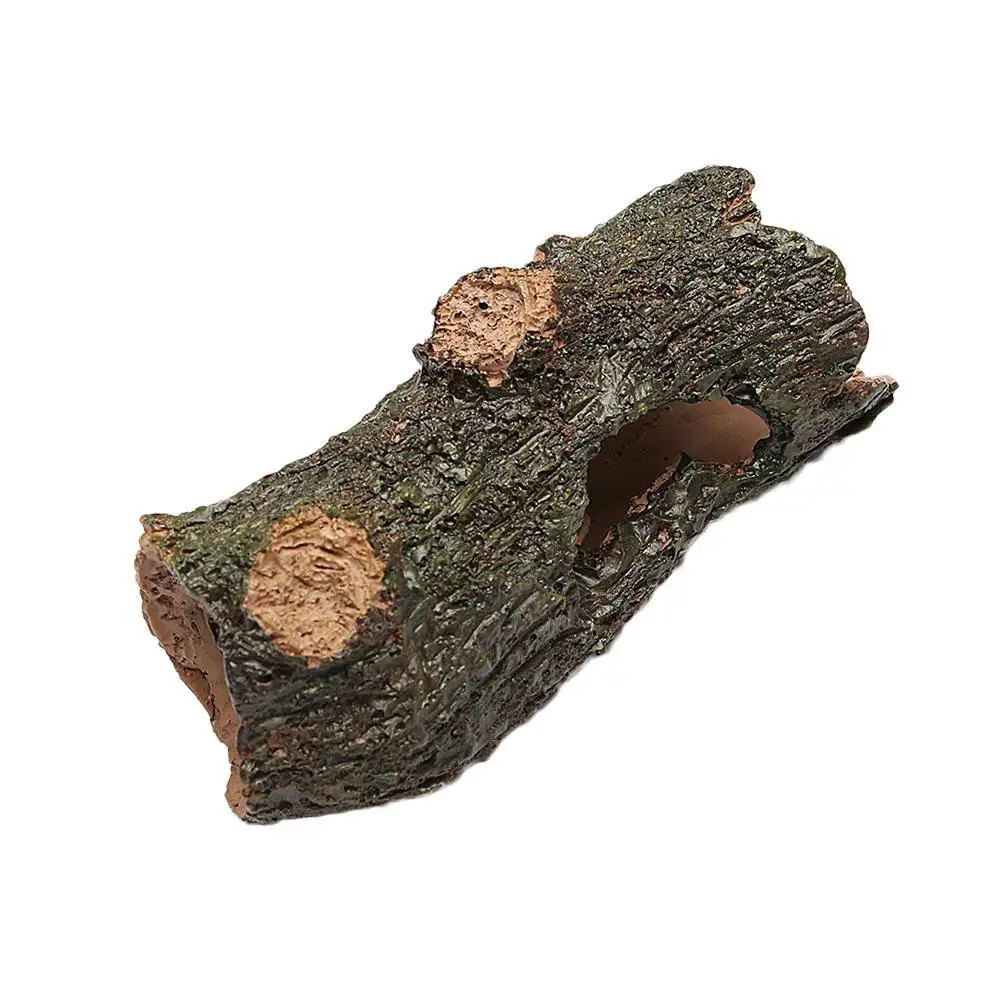 Simulation Hollow Wood Resin Tree Branches Fish Tank Ornament Starfish Landscaping Resin Wood Barrel Tree Debris Aquarium Decor