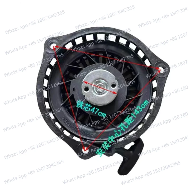 

XP140 RECOIL STARTER FOR ZONGSHEN 1P65F/P-G NP80 NP130 139CC 141CC 4HP VERTICAL SHAFT MOWER AUGER PULL START SPRING GRIP ROPE