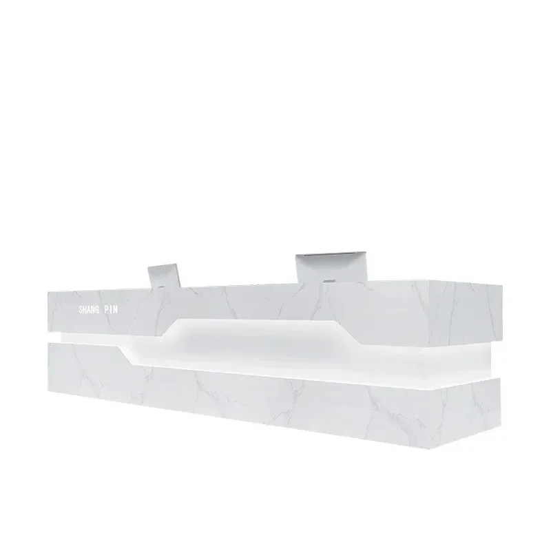 Centro clienti Mobili minimalisti Ricevimento di bellezza Spa Reception Banco reception Receptionista Salone Parrucchiere Lusso