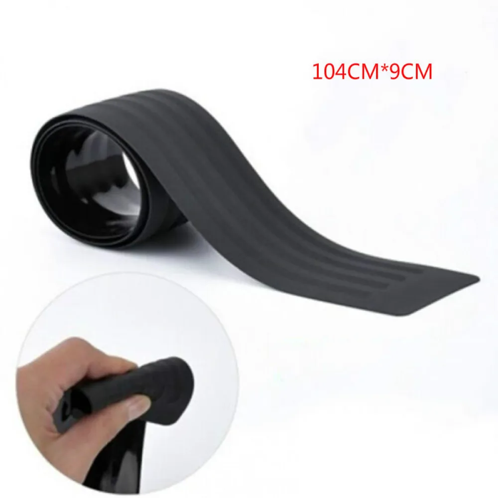 

Anti-scratch Car Trunk Door Sill Plate Protector Universal Rear Bumper Guard Rubber Mouldings Pad Trim Cover Strip Car Styling