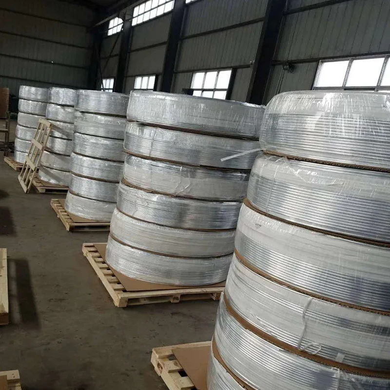 1060 Pure Aluminum Coil Tube OD 4-19.05mm Hollow Pipe for Air Conditioning Refrigerator Cooling 5m Length Bendable