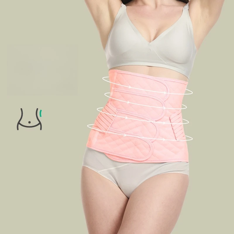 

Комплект послеродовых переплетов для брюшного пресса, дышащий тренажер для талии для чесарева и вагинальной доставки, всесезонный тренажер для талии Faja