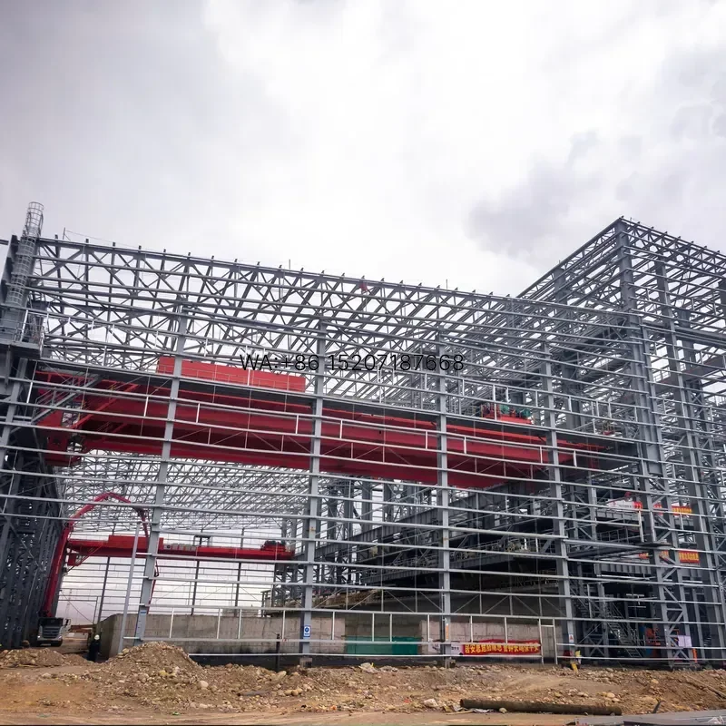 Wmwmnu for  Prefabricated Steel Structure Logistics Warehouse Industrial Building Prefab Steel Structure Factory