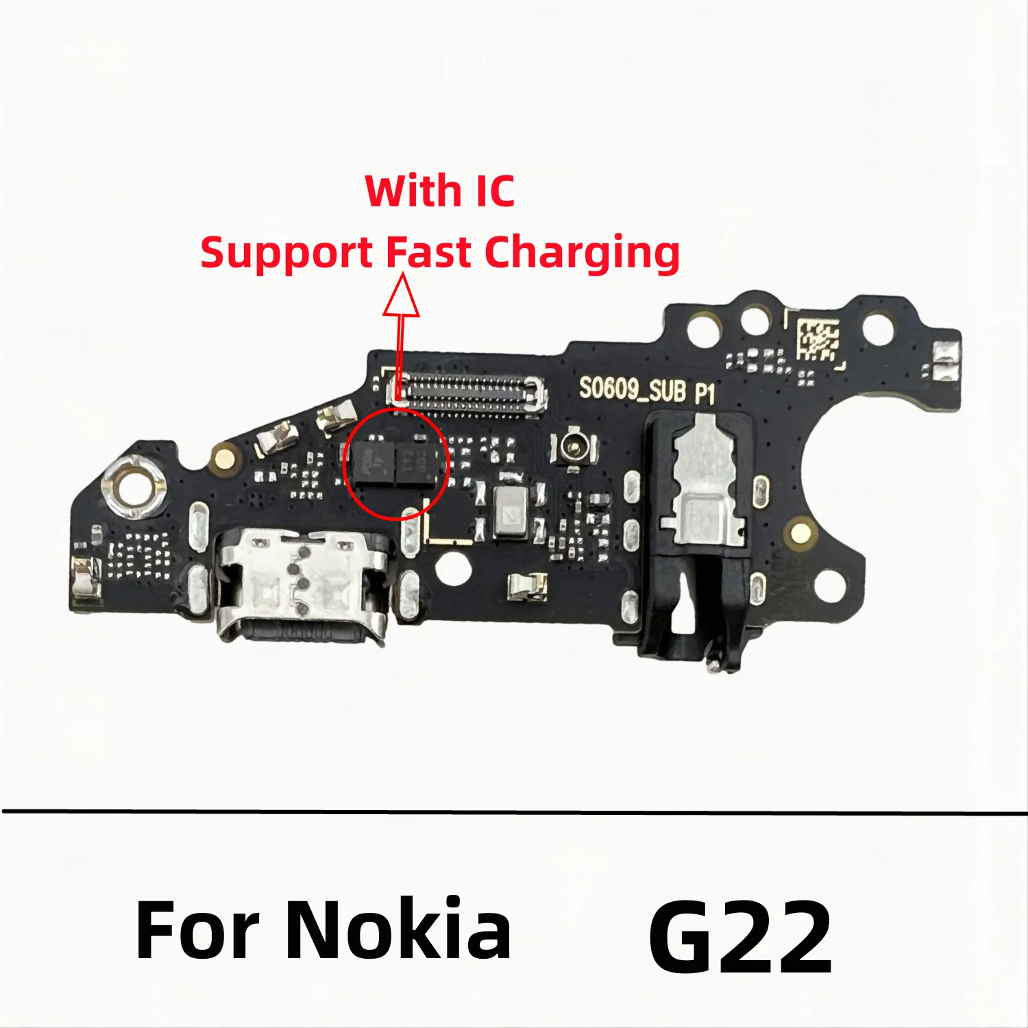 Ładowarka USB Złącze dokujące Płytka Port ładowania Elastyczny kabel Do Nokia G11 G21 G22 G10 G20 G30 G50 G60 C20 C21 Plus C30 X20