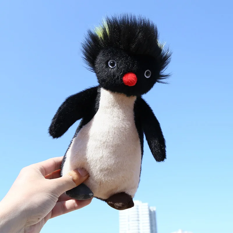 

1Pcs 25CM Cute Penguin Doll Plush Toy Fun Animal Dolls Funny Fried Hair Penguin Doll Children Girls Festivals Birthday Gifts