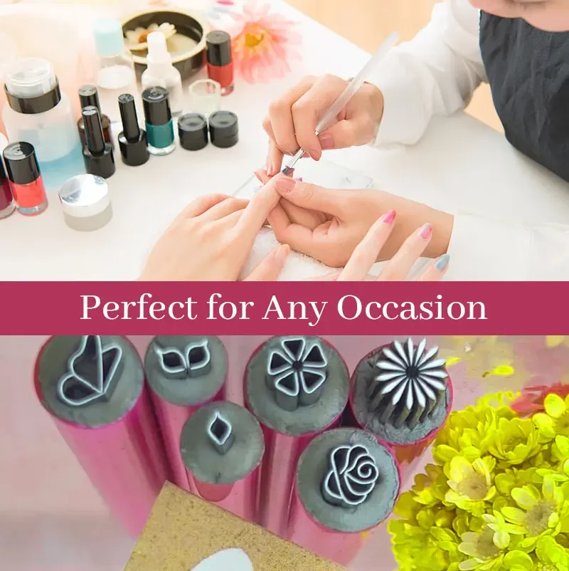 Nuova penna per timbri per Nail Art portatile ad asciugatura rapida Set di timbri per Nail Art timbro per incisione per unghie modello di cartone