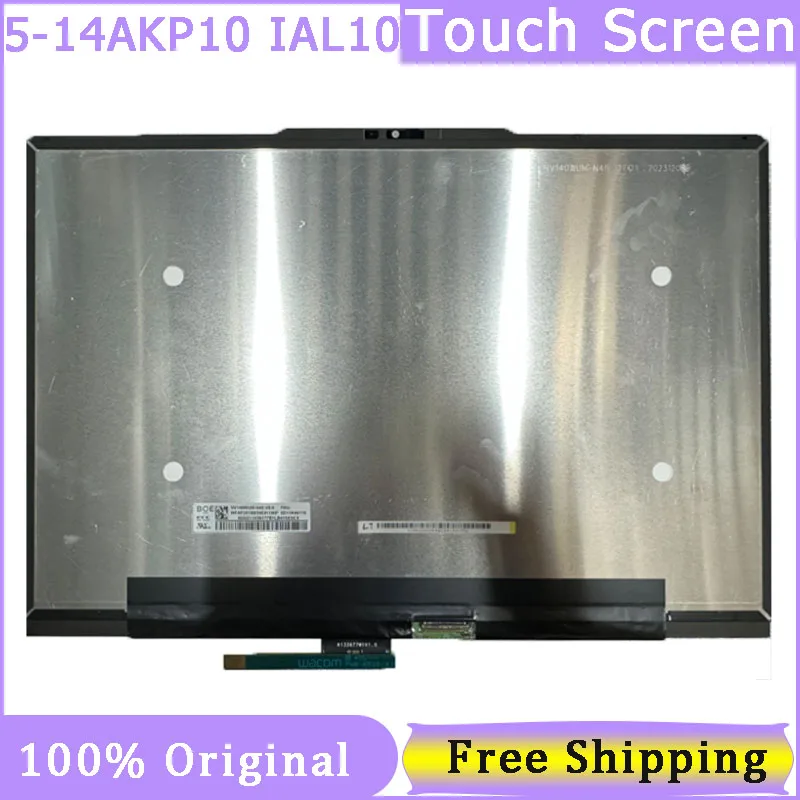 

14-дюймовый сенсорный экран для Lenovo Ideapad5 2-в-1 14AKP10 IAL10, замена дисплея в сборе 1920X1200 FHD OLED с рамкой
