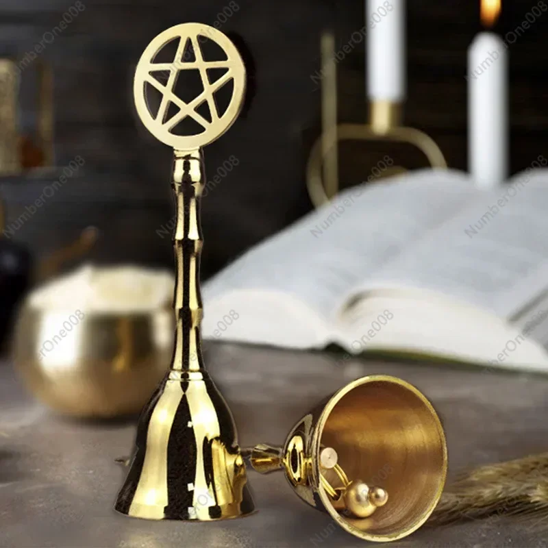 Rattle Metal Altar Bell Ceremony Ornament Restaurant Bell Call Reminder Bell Foreign Trade