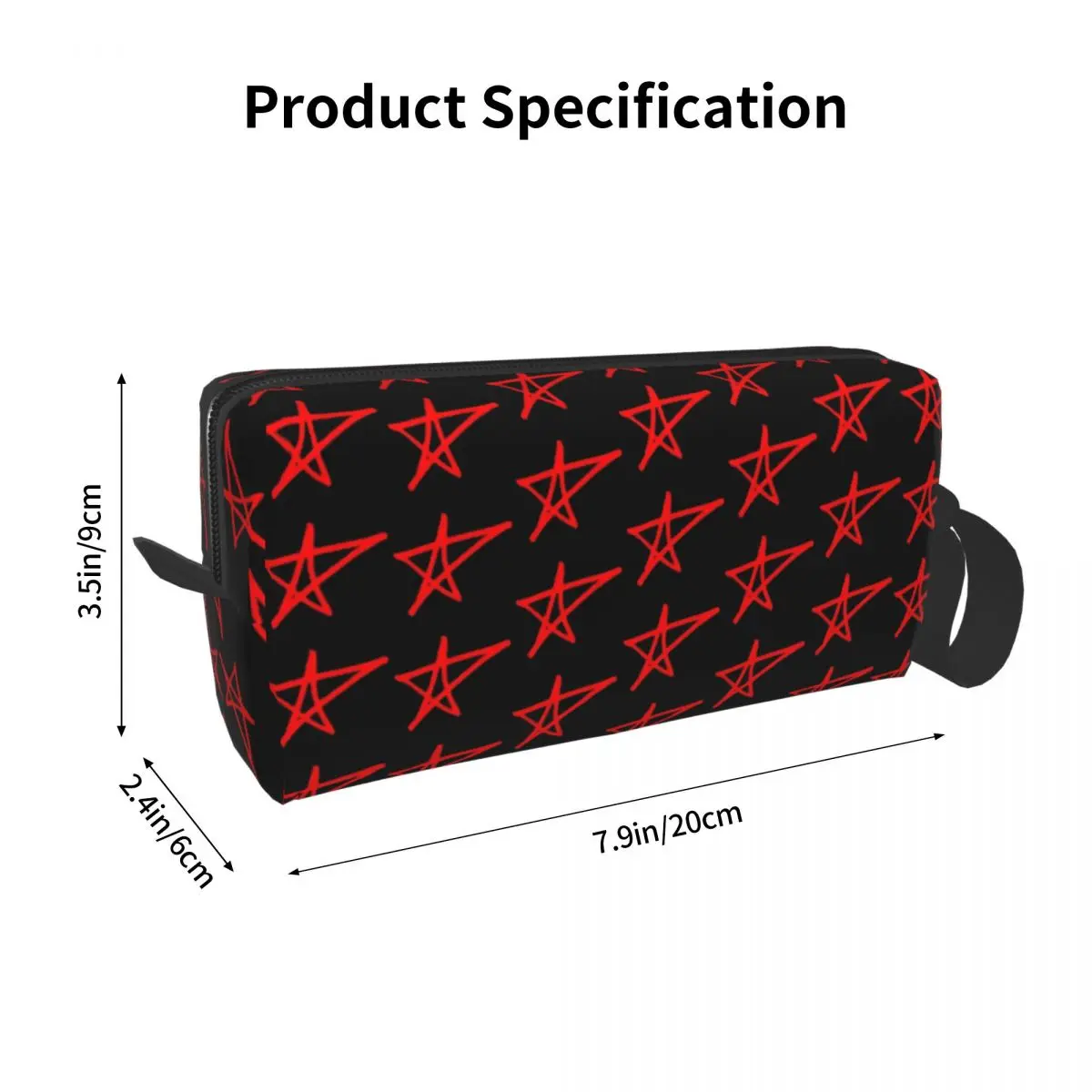 Avril Lavigne Star Makeup Bag Cosmetic Organizer Storage Dopp Kit Toiletry Cosmetic Bag for Women Beauty Travel Pencil Case