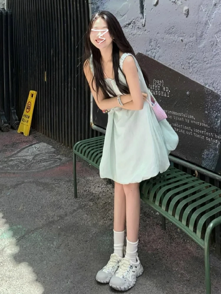 

Платье Sweet Sle Beach Vaion с цветочным принтом, короткое, женское, весенне-осеннее, А-силуэт, повседневное, с V-образным вырезом