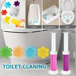 3/6pcs flower toilet gel stamp toilet deodorizing cleaner gel air freshener aromatherapy deodorizing cleaning and removing odor