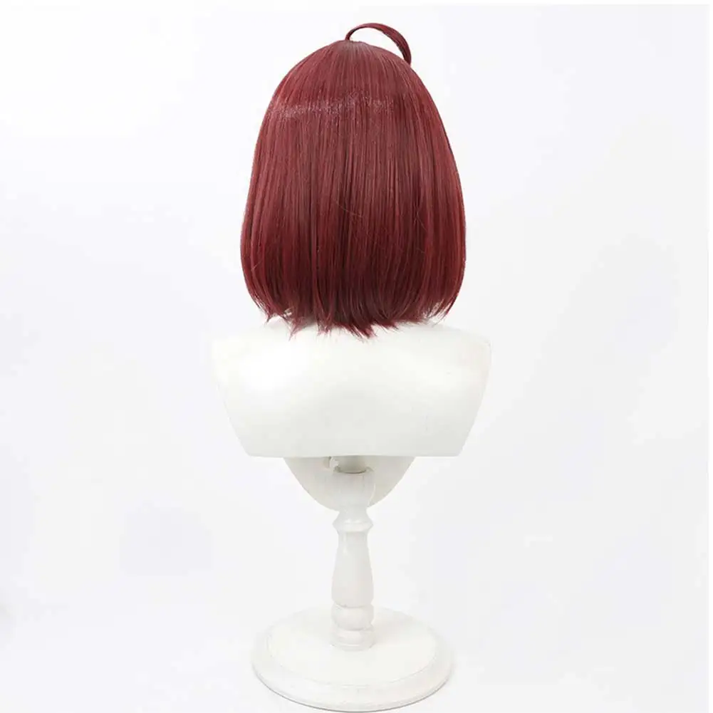 Momo Ayase Anime DAN DA DAN Cosplay Prop Brown Wig Blue Long Earrings Clip Women Girl Set Holloween Party Show Play Accessory