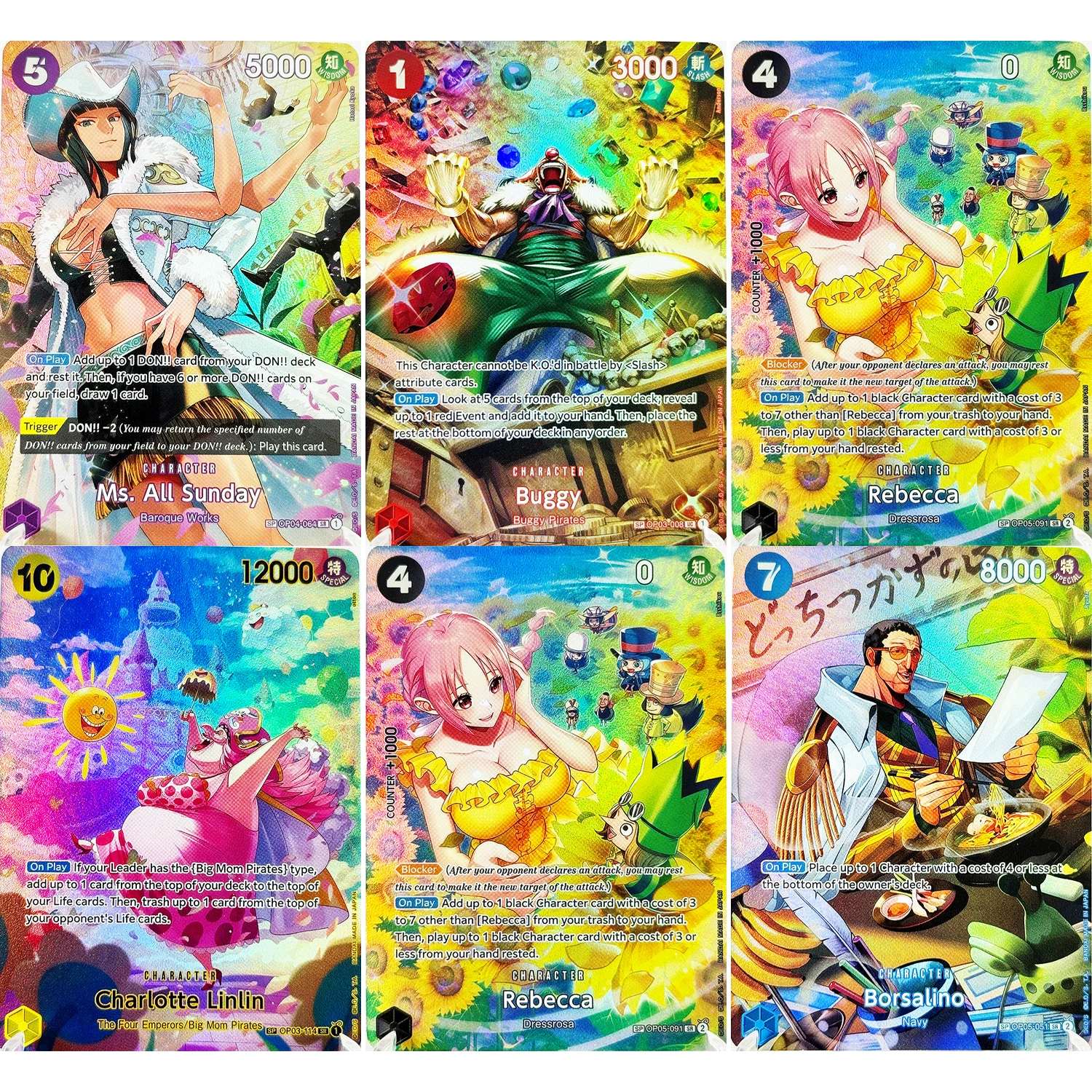 Buggy OP03-008 One Piece Card Buggy Pirates Special SP Rare Card Hobby Collectible Replica Cards  Hobby Collectible Replica Card