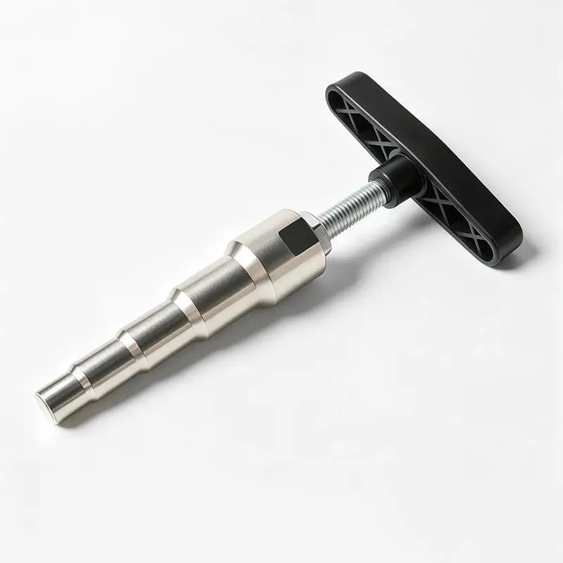 T Handle Aluminum Plastic Pipe Rounder Anti Slip 45 Steel Handle Sturdy Plumbing Tool for Heating Pipe Installation Projects