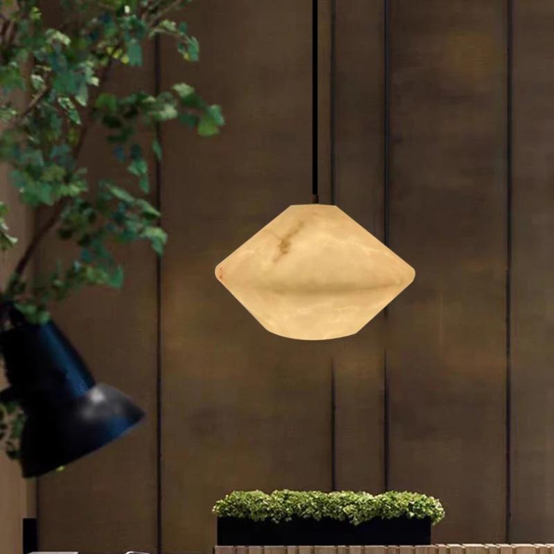 

Nordic Conical shape Marble LED Chandelier E27 Bulb Kitchen island bar counter dining room Pendant Lamp Cord height Adjustable