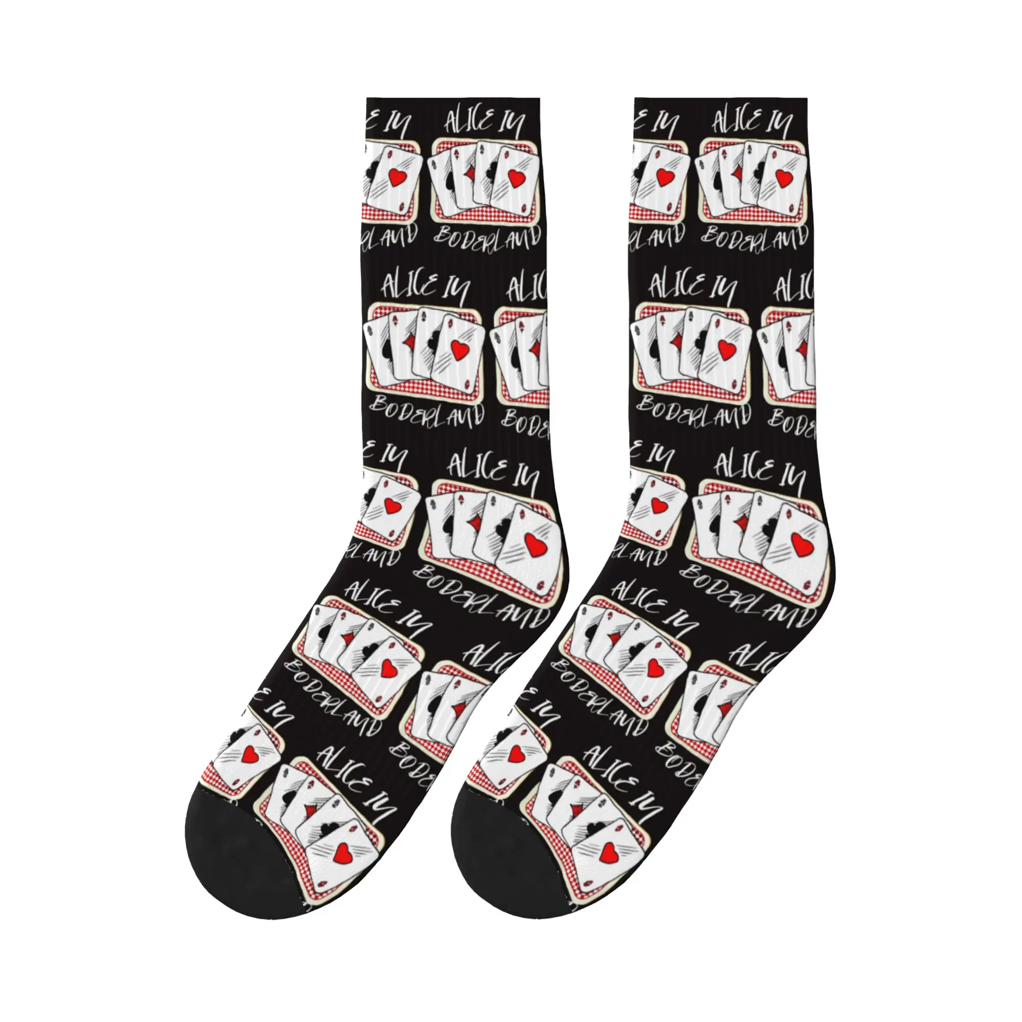 

Alice In Borderland Sports Socks Super Soft Stockings All Season Long Socks for Man's Woman's Birthday Present