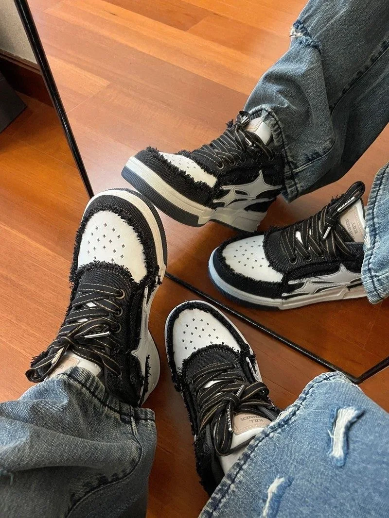 Retro Vibe Jeans mit hoher Taille und geradem Bein für Damen, kleine Größe, Sommer, lockere, schlankmachende, lange Hosen mit weitem Bein, bodenlange Hosen