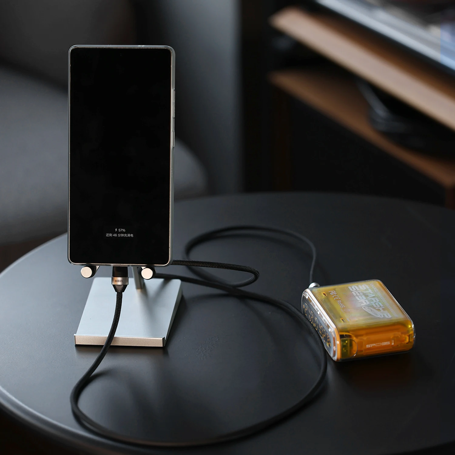 Kabel szybkiego ładowania DD ddHiFi PC02-Black 60W PD, lekki kabel USB-C z obudową ze stopu aluminium, opcja długości 40 cm/120 cm — zdjęcie produktu 6