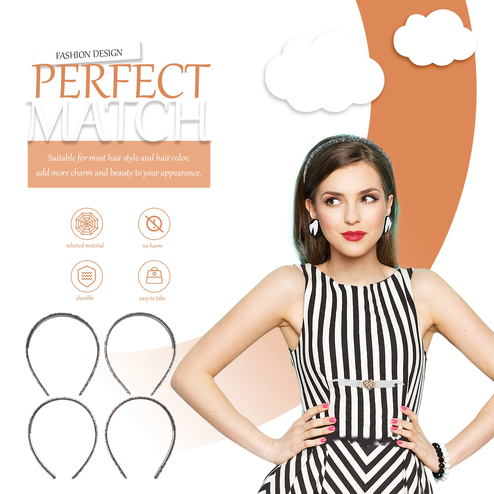 

4 шт. женские свадебные аксессуары для волос свадебная повязка на голову украшенные стразами повязки на голову