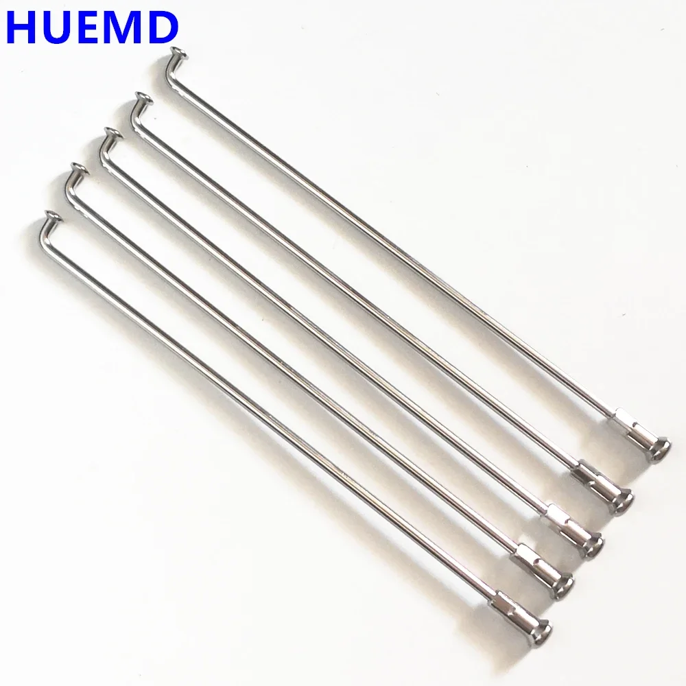 

36pcs/lot 9G Diameter 3.5 mm Motorcycle Spokes J-bend 304 Stainless Steel Material Off-road Motorcycle wire With nipple