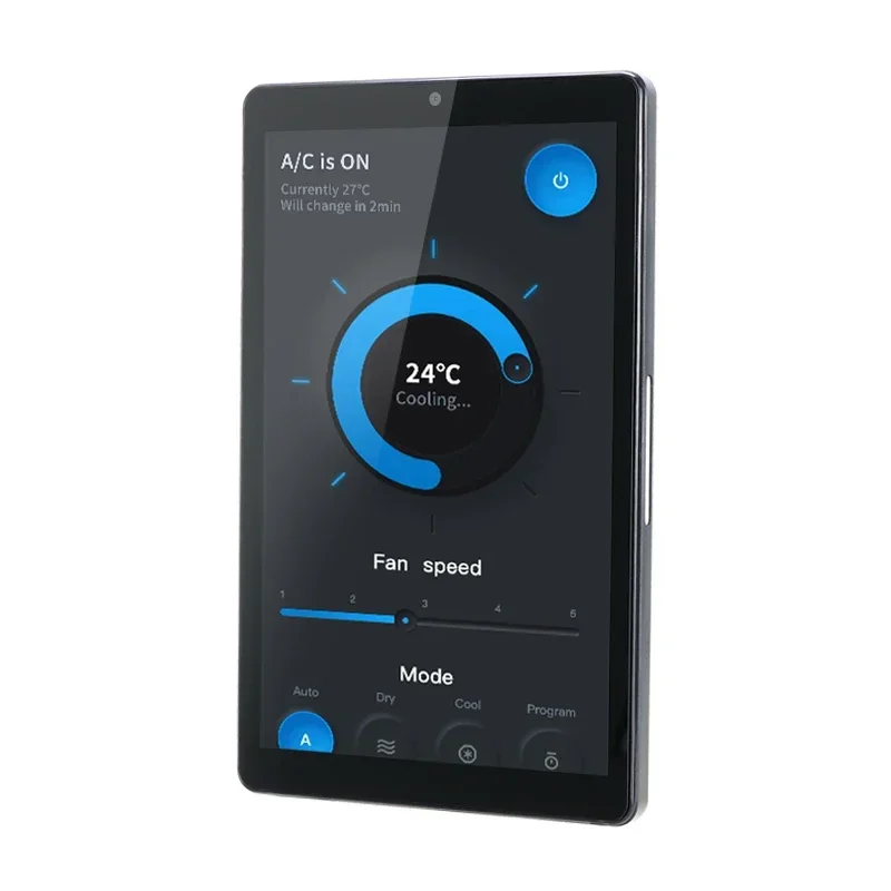 Sunworld YC-SM08P Hotsale Embedded 8 inch control touch panel Android 11 wall mount android poe tablet