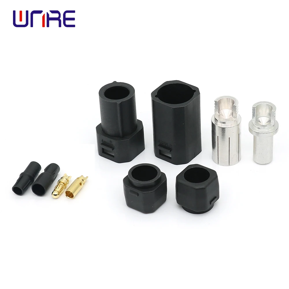 AMASS SH Series 6AWG Power Connector Anti-spark Bullet Connectors Plugs Airdrone Accessory For RC battery Black