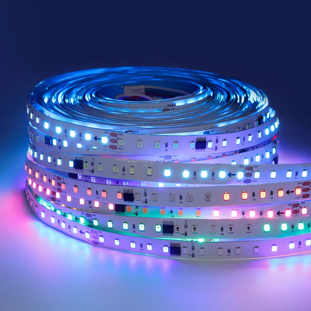 WS2811 Horse Race LED Strip Running water Light 120Leds/m With Backflow Marquee Pink Golden Red Green Blue Home Decor 10m DC24V