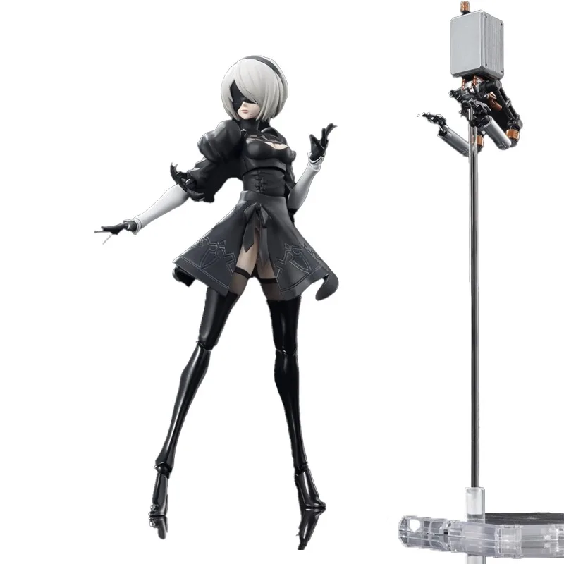 

Bandai Shf Neal Mechanical Era Movable Finished Animation Figure 2B Miss Hand Model Display Gift Back To School Anime Toys