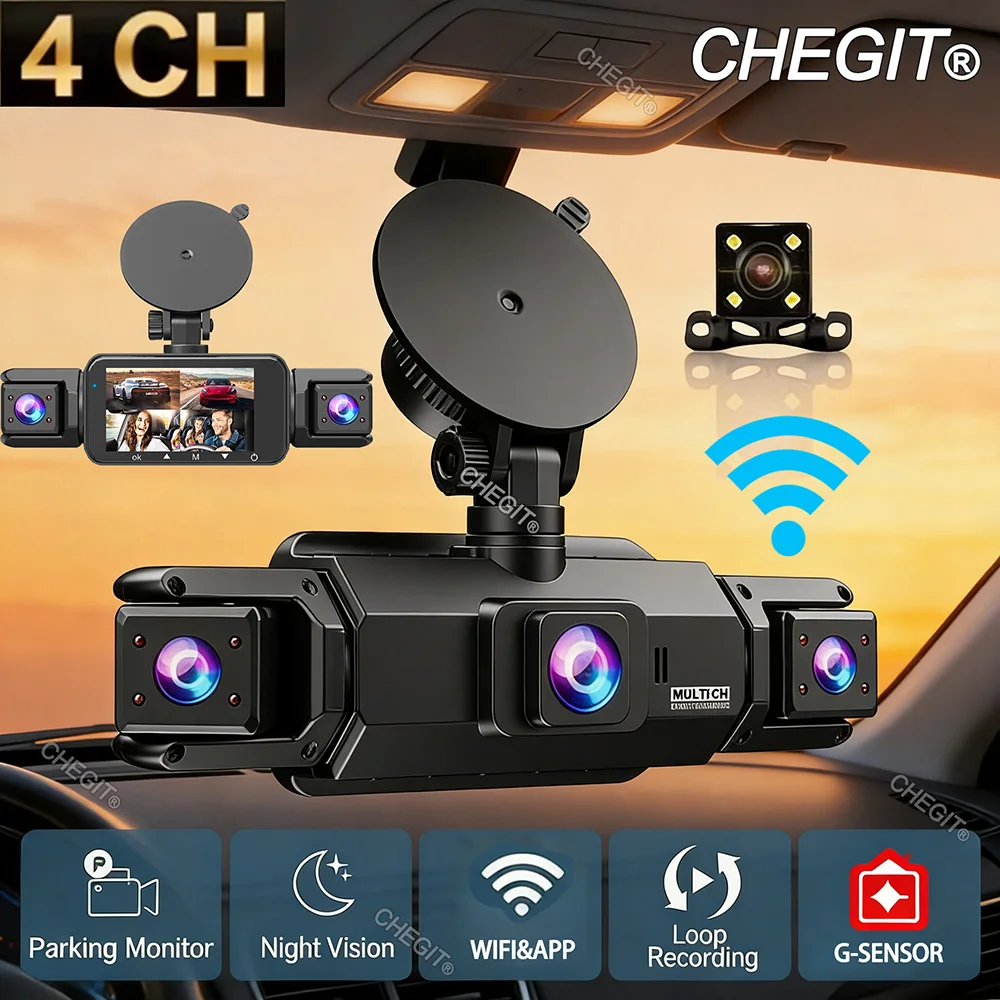 360° 4 Channels Wif…