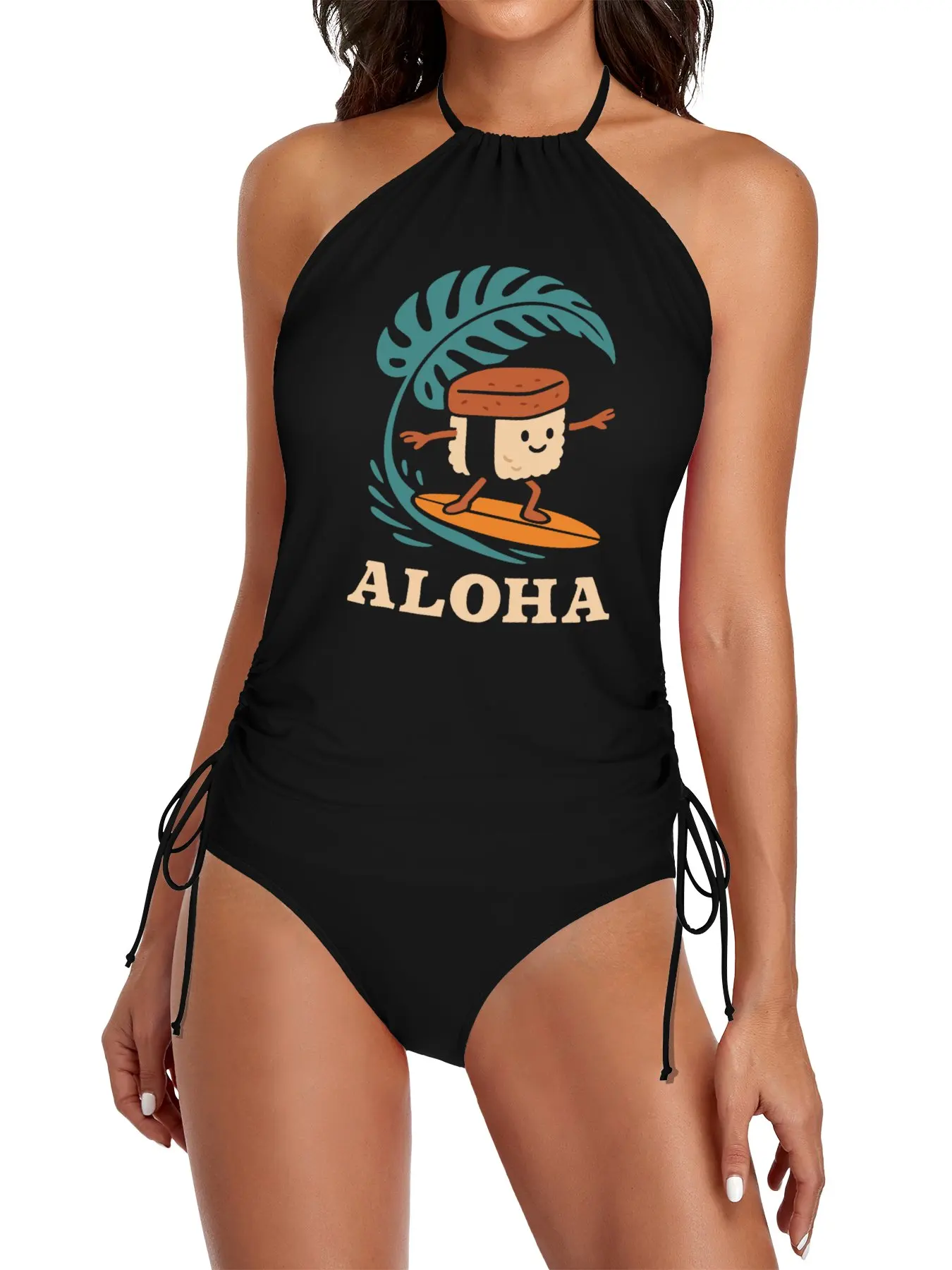 

Musubi Aloha Surfing Hawaii Split Swimsuit Set beach wear for woman Women's swimsuits summer outfit Women's two-piece swimsuit