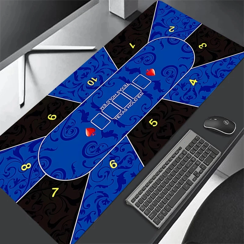 Gaming Mauspad Texas Poker große Schreibtisch matte rutsch feste Gummi basis Computer Tastatur Matten Pad Spiel Maus matte heiße Big Game Mouse pad