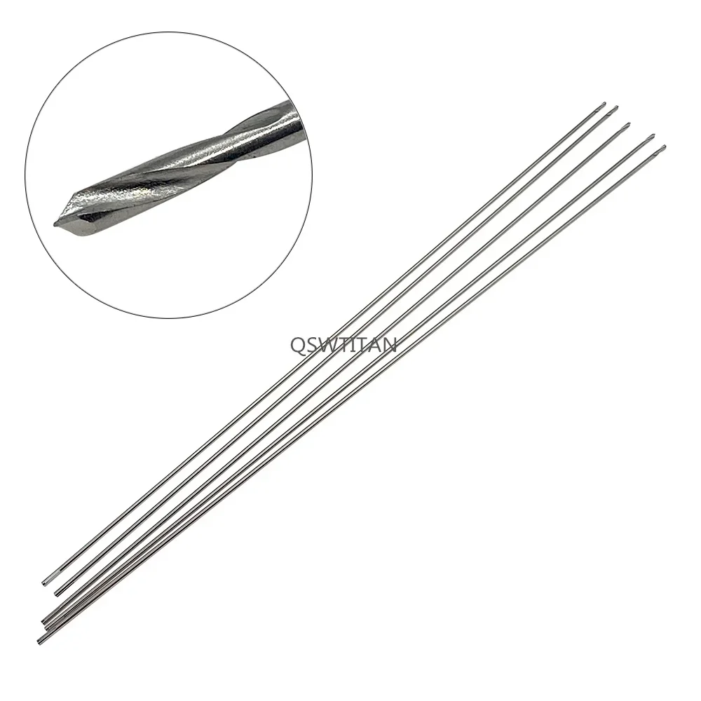 Stainless steel Guide Pin Needle 2.4mm With Hole 1PCS Orthopedic Surgical Instruments