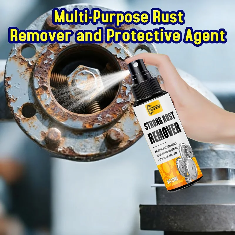 Rust Inhibitor Refurbishment Spray for Metal Accessories, Polishing & Restoring Household Metal Parts, Light Press to Eliminate