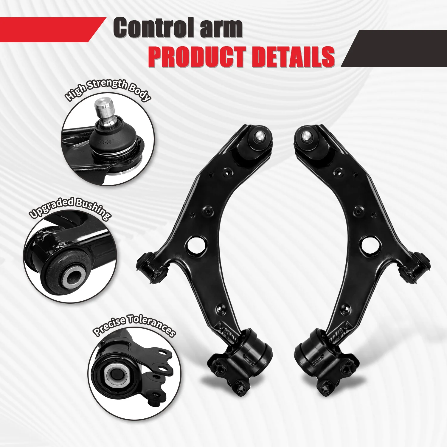 TOPICKSAP 10pcs Front Lower Control Arm Sway Bar End Link Tie Rod End Suspension Kit for Mazda 3 Mazda 5 2004-2014 K620040