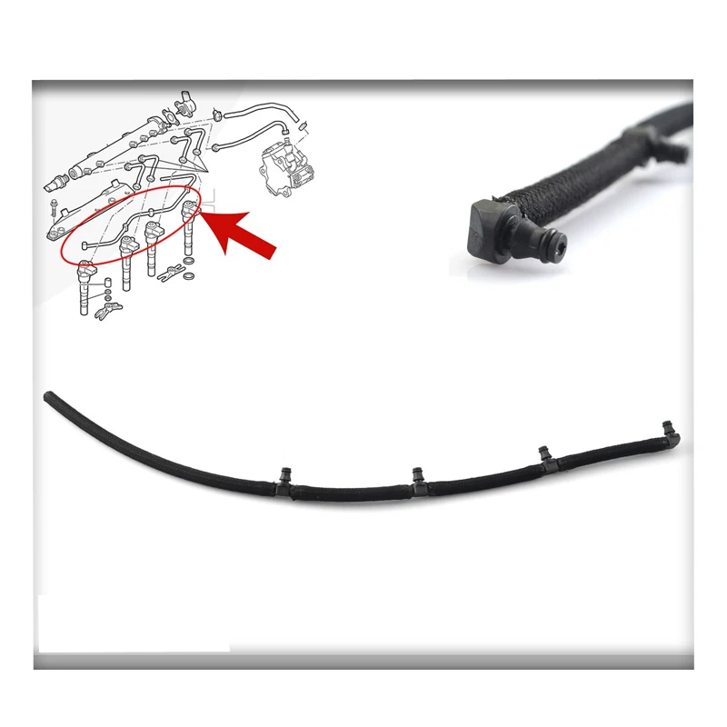 

FUEL INJECTOR RETURN LEAK OFF PIPE FOR VAUXHALL COMBO CORSA C 1.3 CDTi 93177371