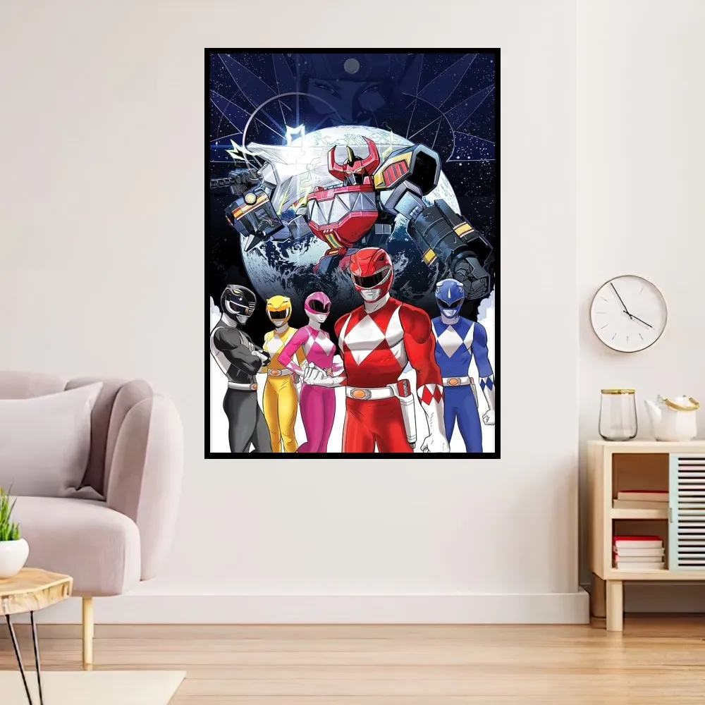 Film P-Power R-Rangers Cool Poster Prints Wall Painting Bedroom Living Room Decoration Office Home