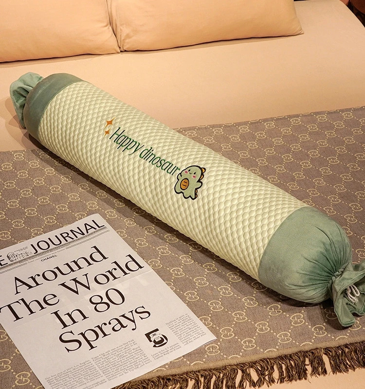 

Длинная подушка-обнимашка для девочек, съемная и моющаяся, подушка-игрушка для ног, мягкая плюшевая цилиндрическая подушка в форме обезьяны